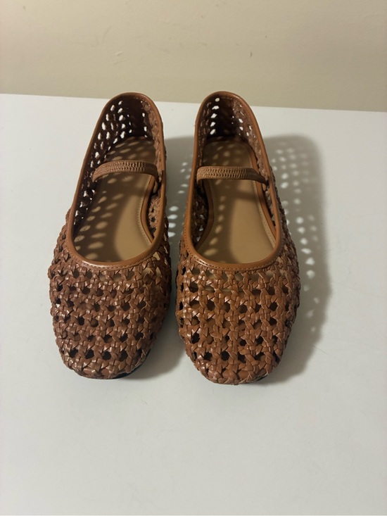 Madewell Shoes - Madewell Woven Mary Jane Flats in Brown
